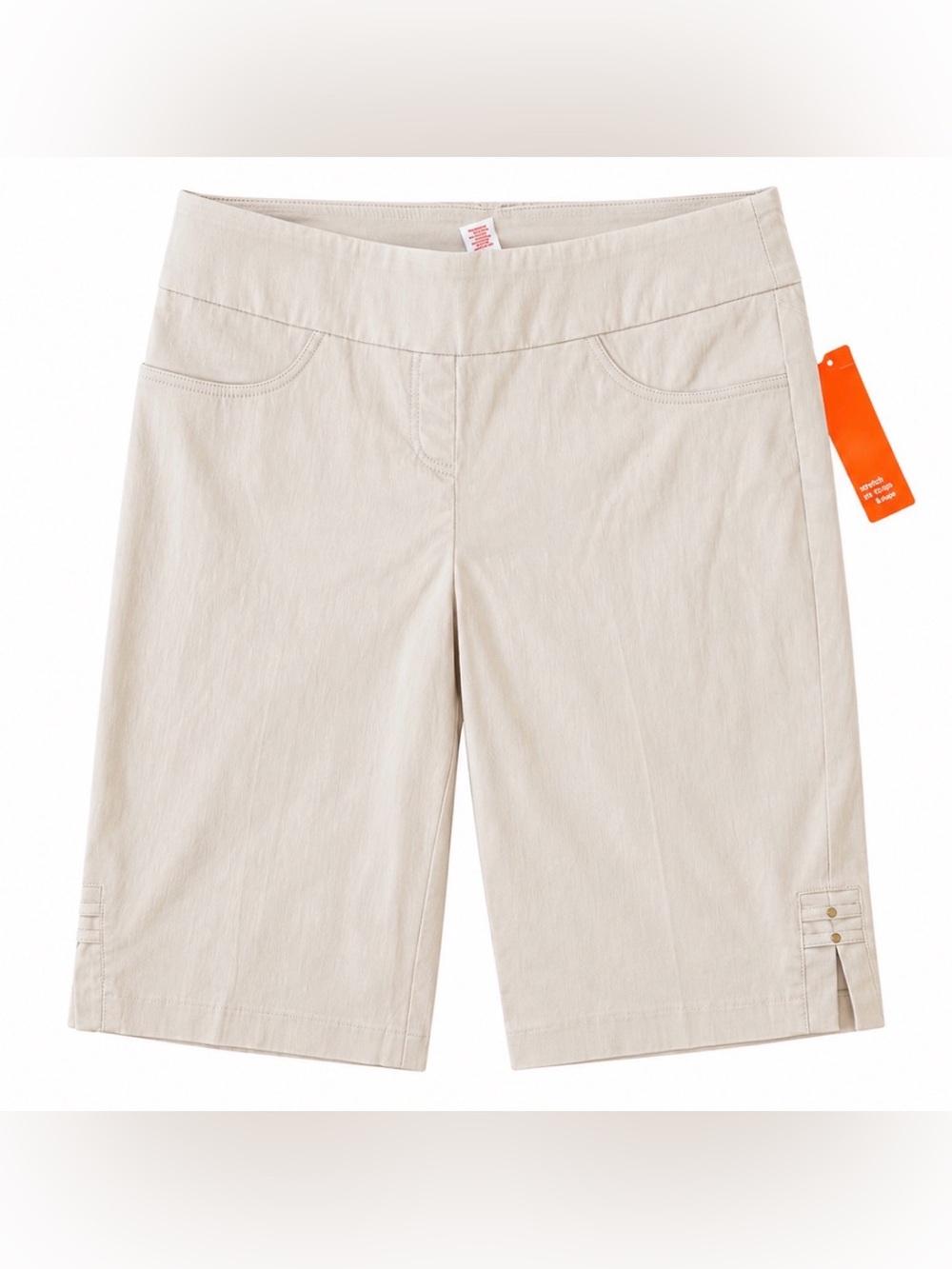 hearts of palm Neutral Beige Bermuda Shorts NWT 16P